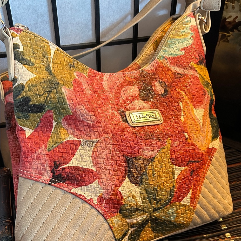 Multi Sac Floral Shoulder Bag - Vibrant Design